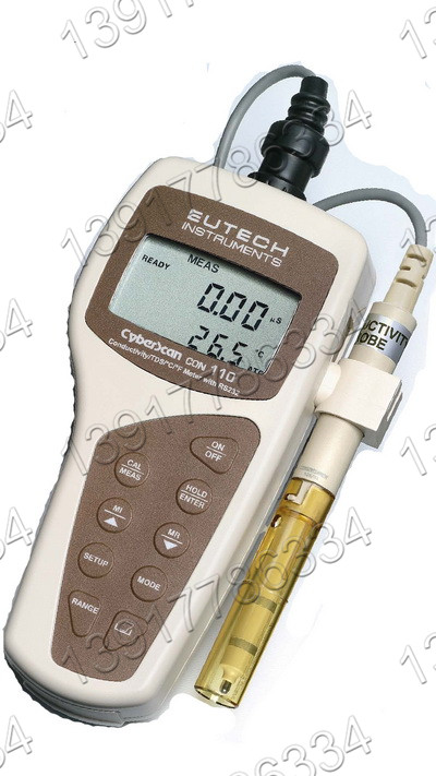 Eutech CON110便攜式防水型電導率/TDS測量儀 Eutech CON110便攜式防水型電導率/TDS測量儀