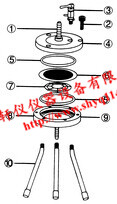美國Millipore 90mm 142mm不銹鋼換膜過濾器
